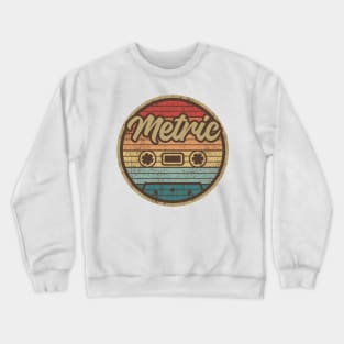 Metric Retro Cassette Circle Crewneck Sweatshirt